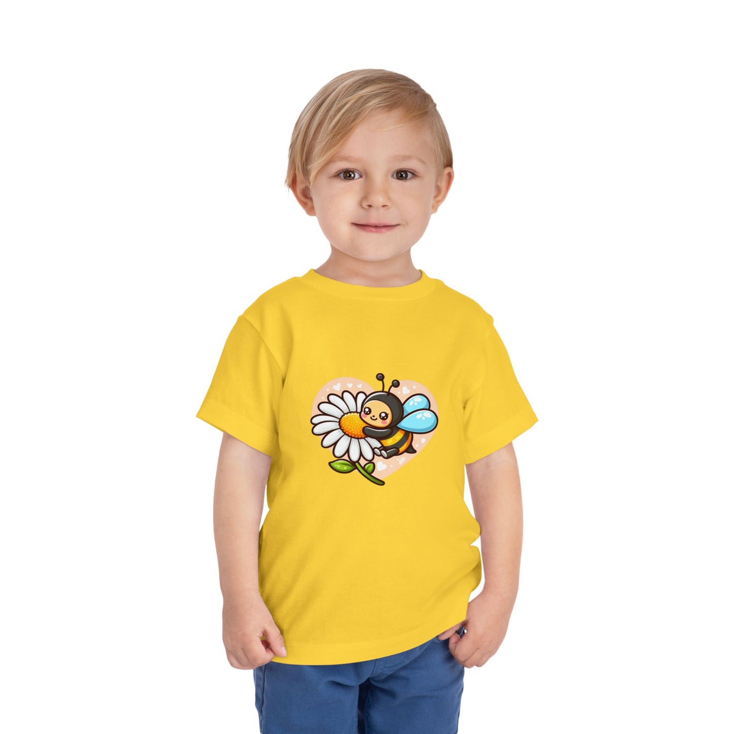 Daisy Bumblebee Toddler Short Sleeve Tee 💛💙