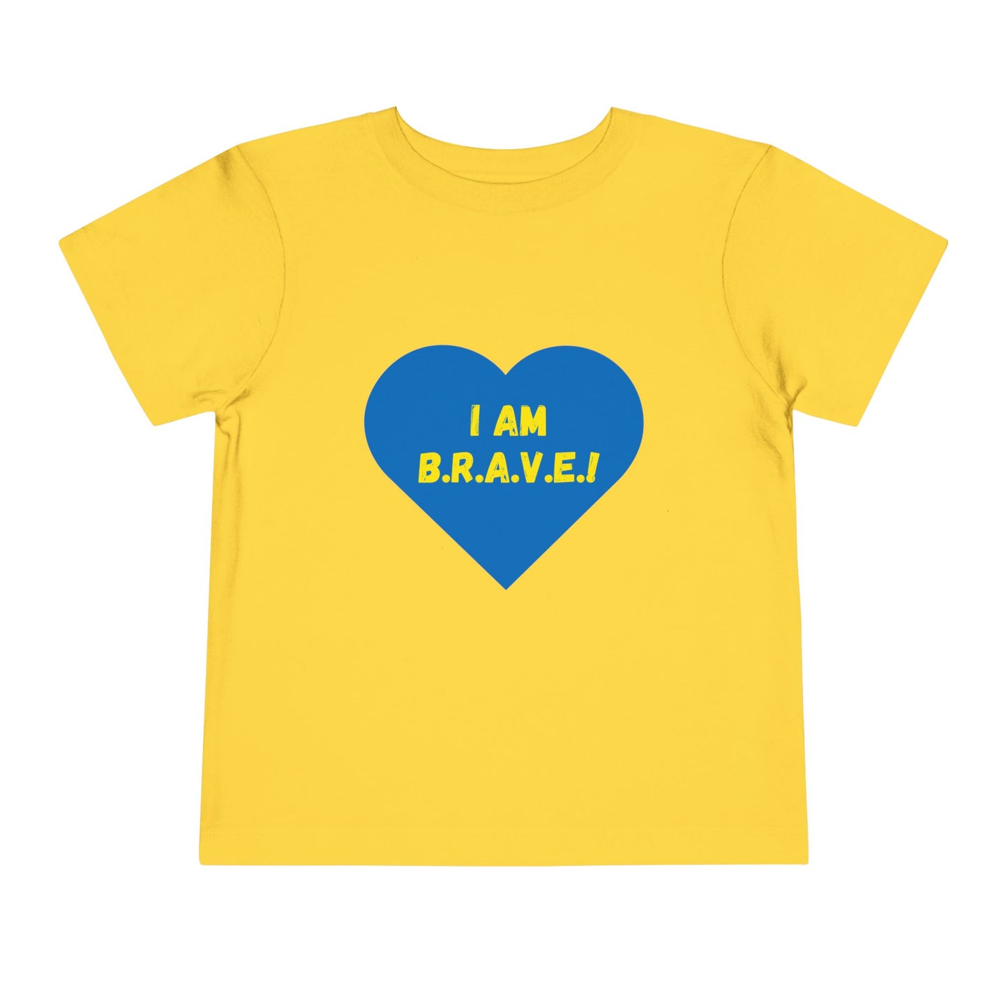 I am BRAVE- Toddler Short Sleeve Tee