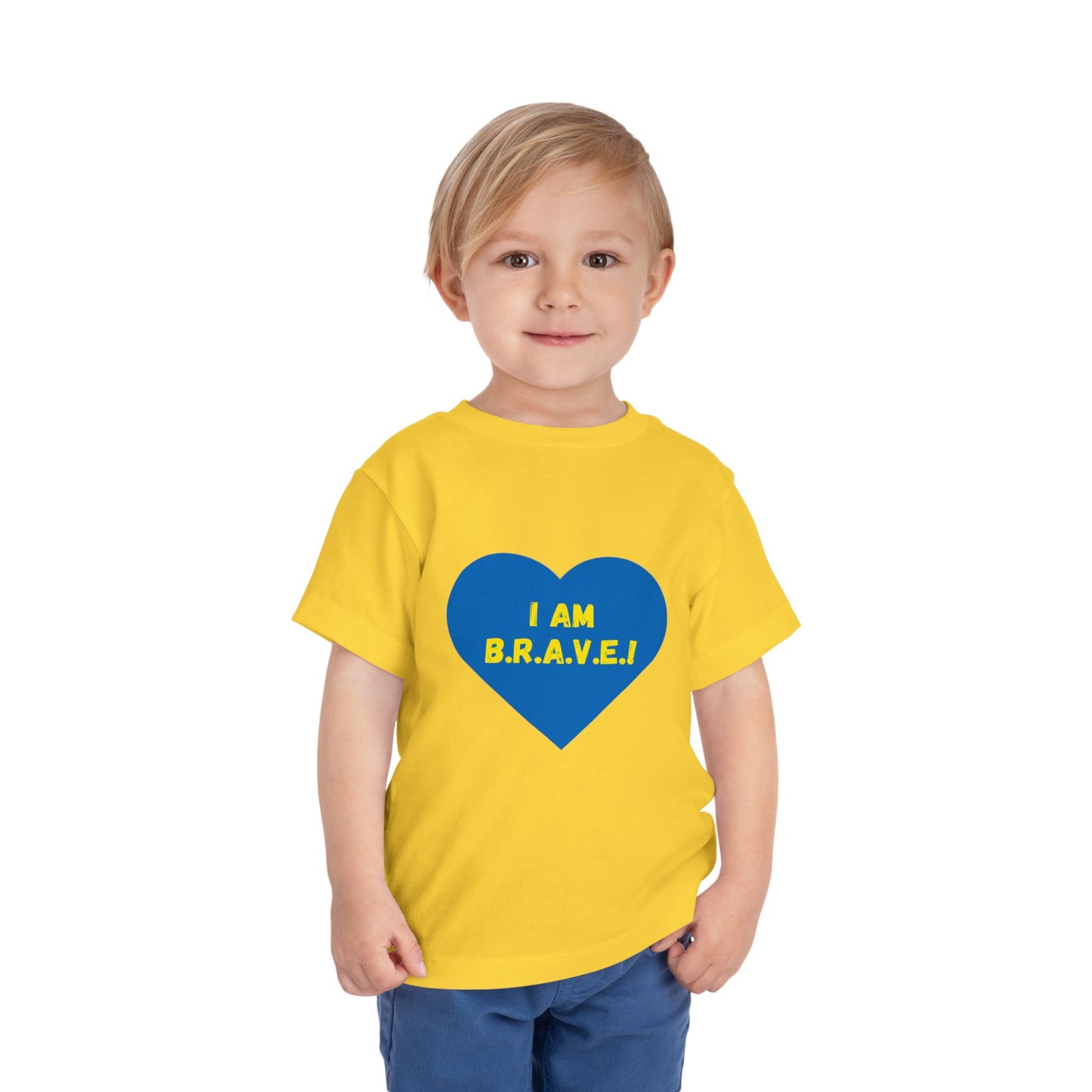 I am BRAVE- Toddler Short Sleeve Tee