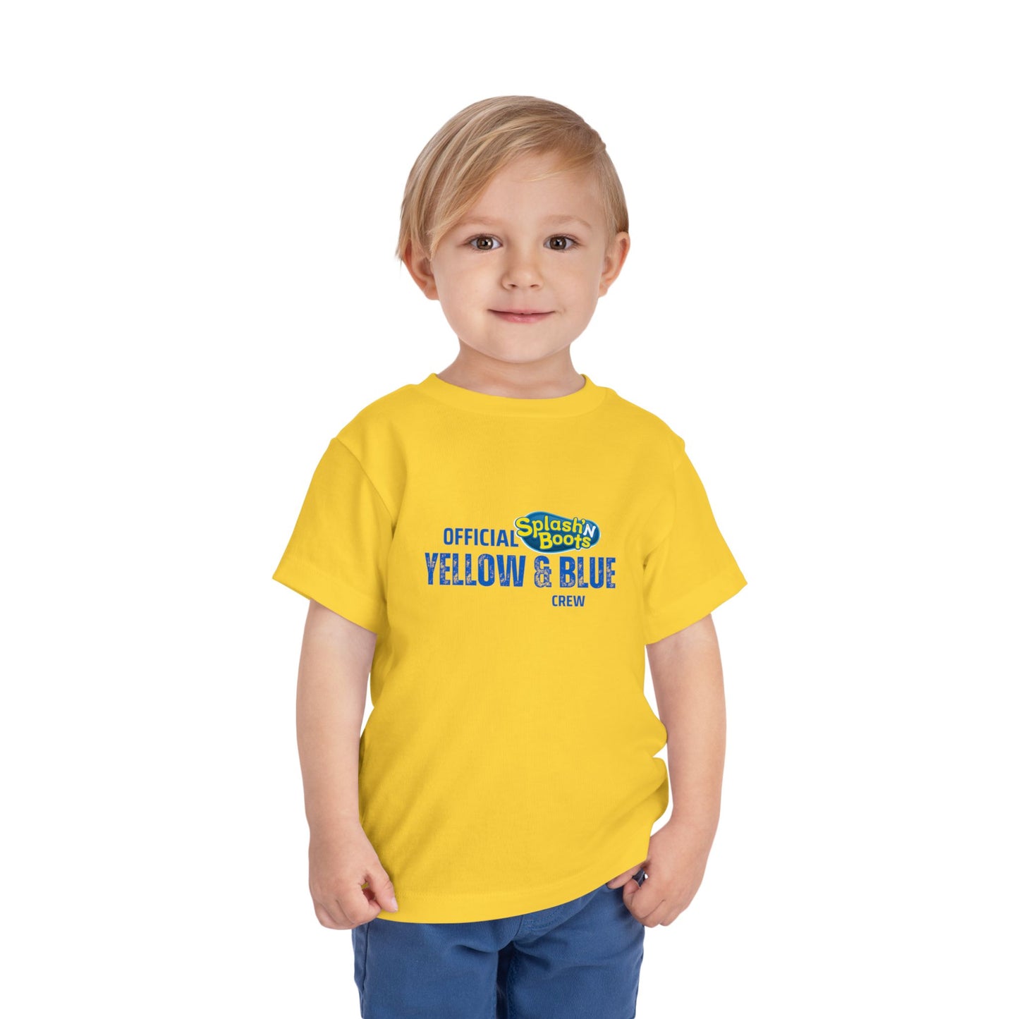 *Official Yellow and Blue Crew Toddler Short Sleeve Tee
