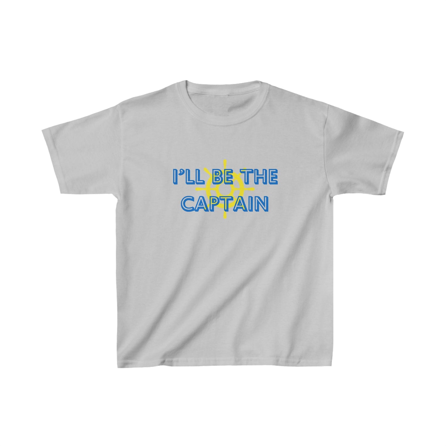 "I'll be the Captain" Kids Heavy Cotton™ Tee