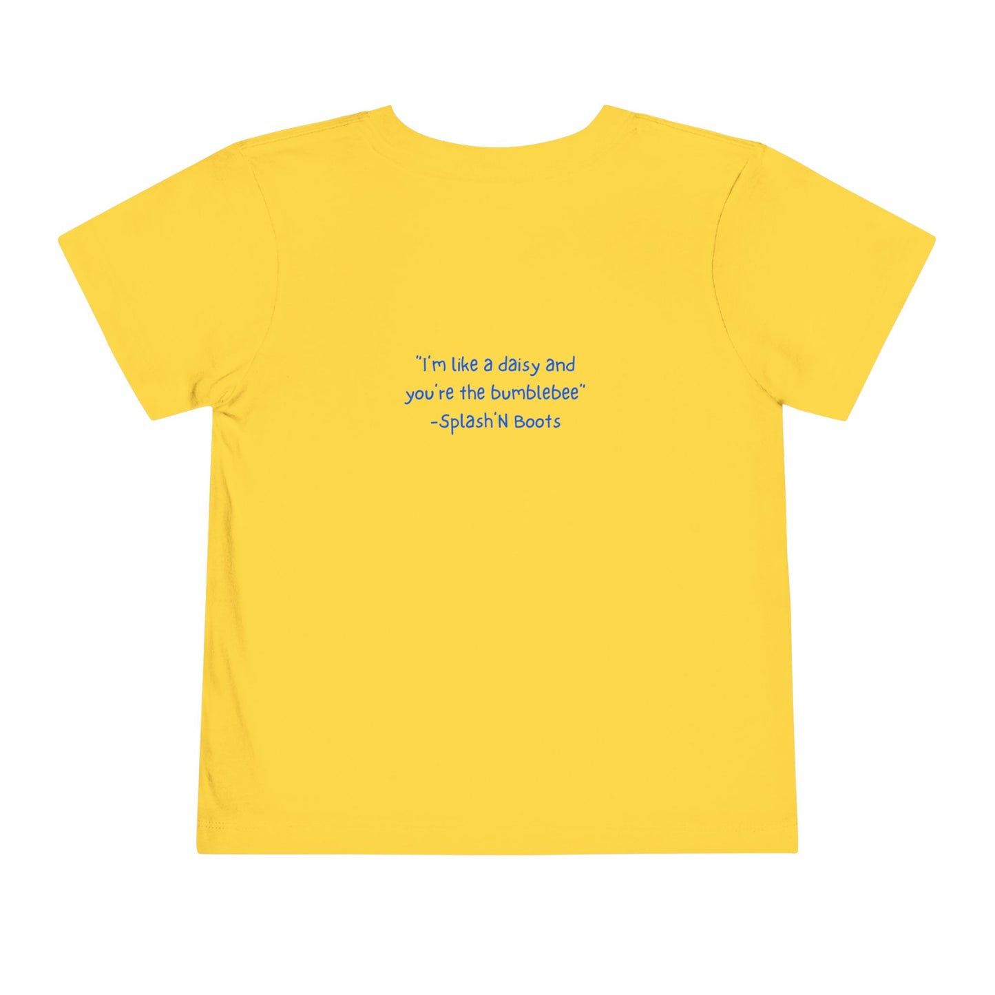 Daisy Bumblebee Toddler Short Sleeve Tee 💛💙