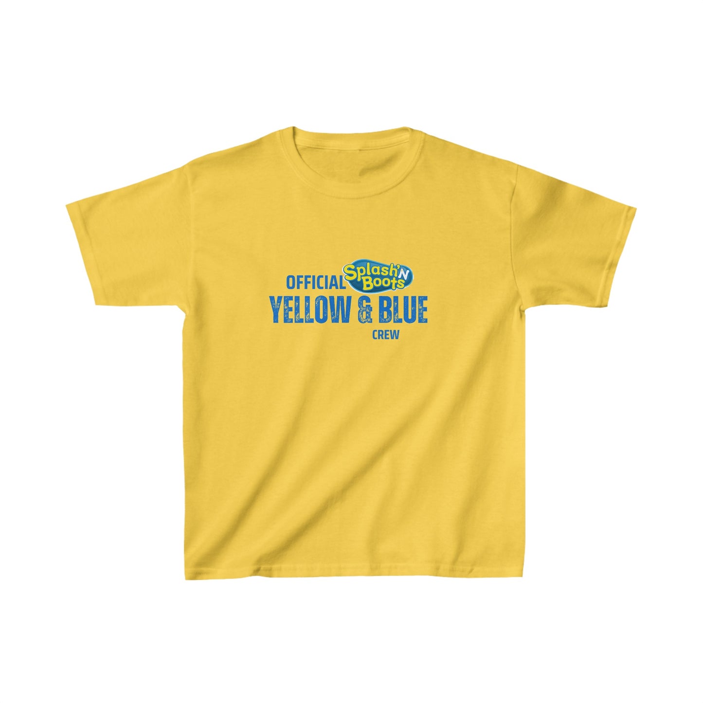 Official "Yellow and Blue Crew" Kids Heavy Cotton™ Tee