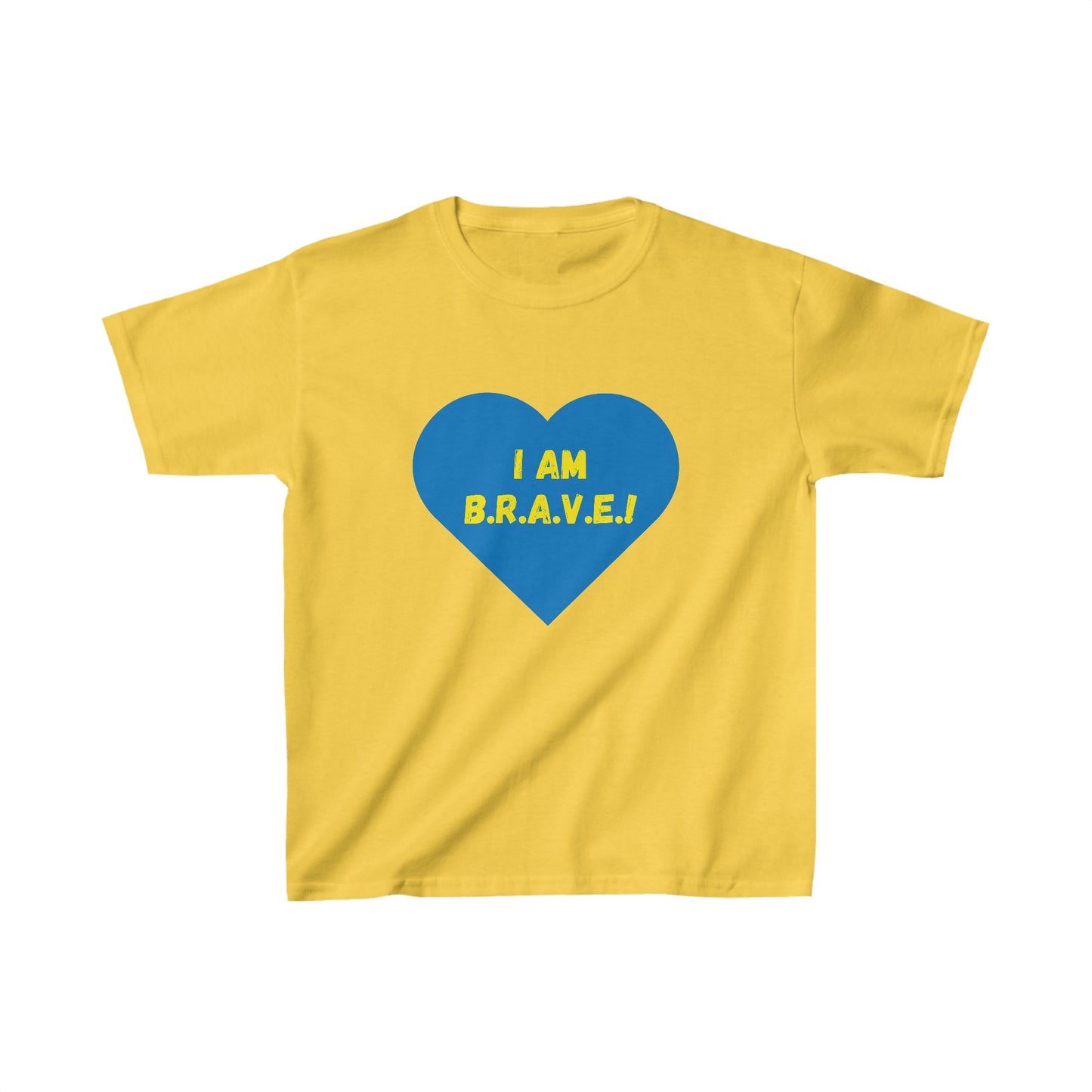 I AM BRAVE! Kids Heavy Cotton™ Tee