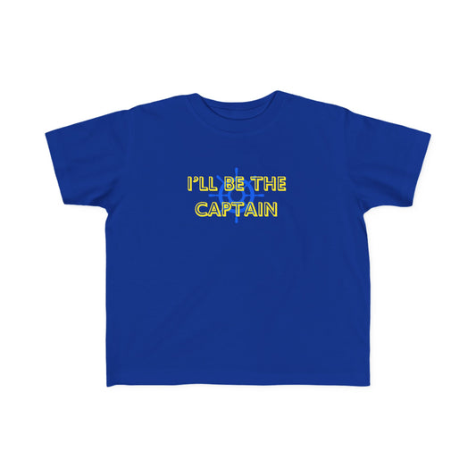 "Captain" Toddler's Fine Jersey Tee