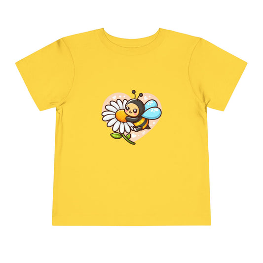 Daisy Bumblebee Toddler Short Sleeve Tee 💛💙
