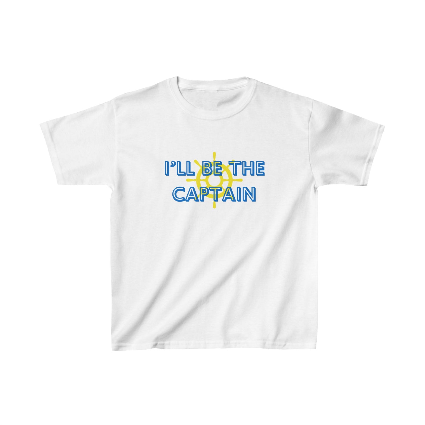 "I'll be the Captain" Kids Heavy Cotton™ Tee