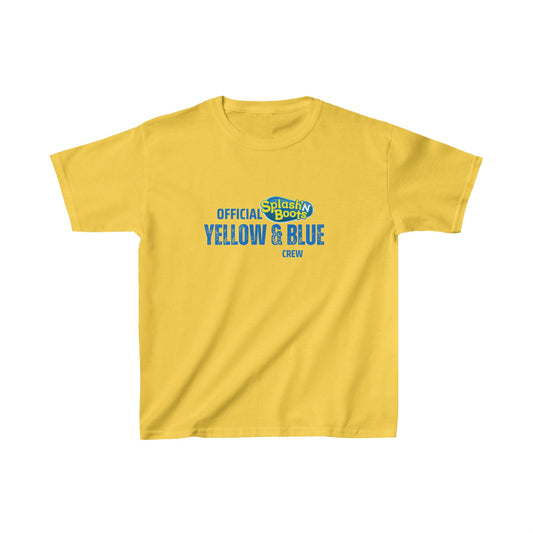 Official "Yellow and Blue Crew" Kids Heavy Cotton™ Tee