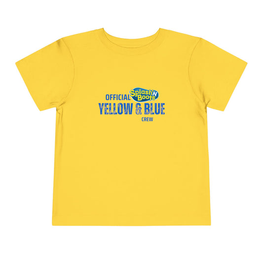 *Official Yellow and Blue Crew Toddler Short Sleeve Tee