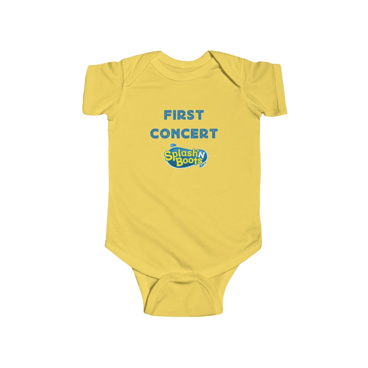 First Concert Fine Jersey Bodysuit 💛💙