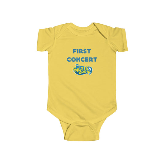 First Concert Fine Jersey Bodysuit 💛💙